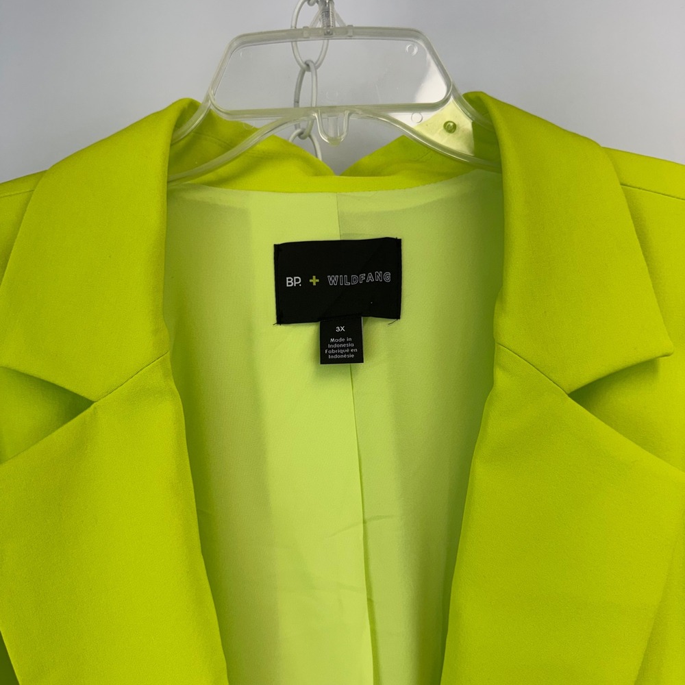 BP Wildfang Blazer Women 3X Green Sorbet Oversized Boyfriend NWT - Picture 10 of 16